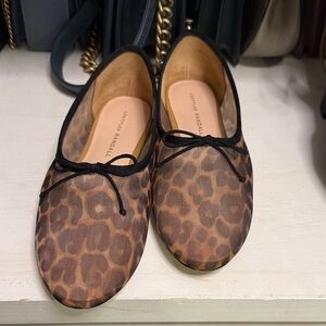 Loeffler Randall Landon Mesh Leopard Print Flats